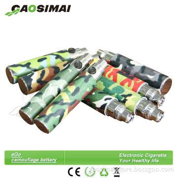 ego battery camouflage battery fit for ego cigarette